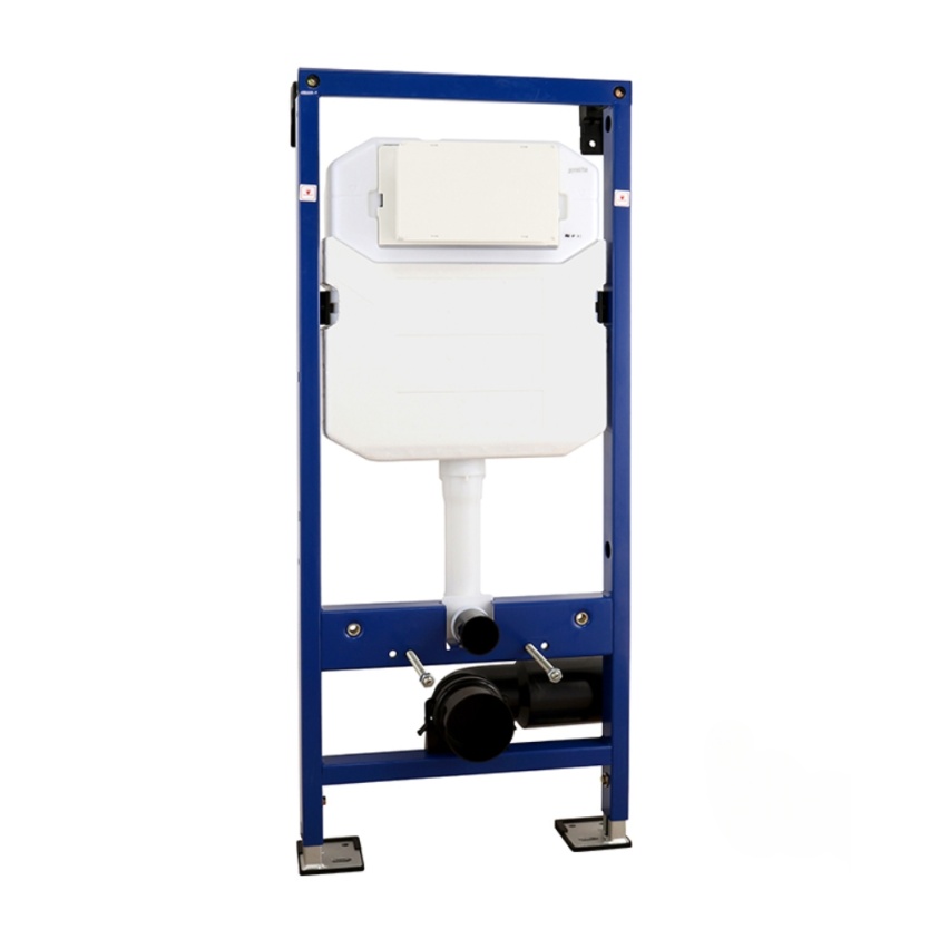 Product Cut out image of the Abacus Wall Mounted 1180mm Toilet Frame with Dual Flush Cistern